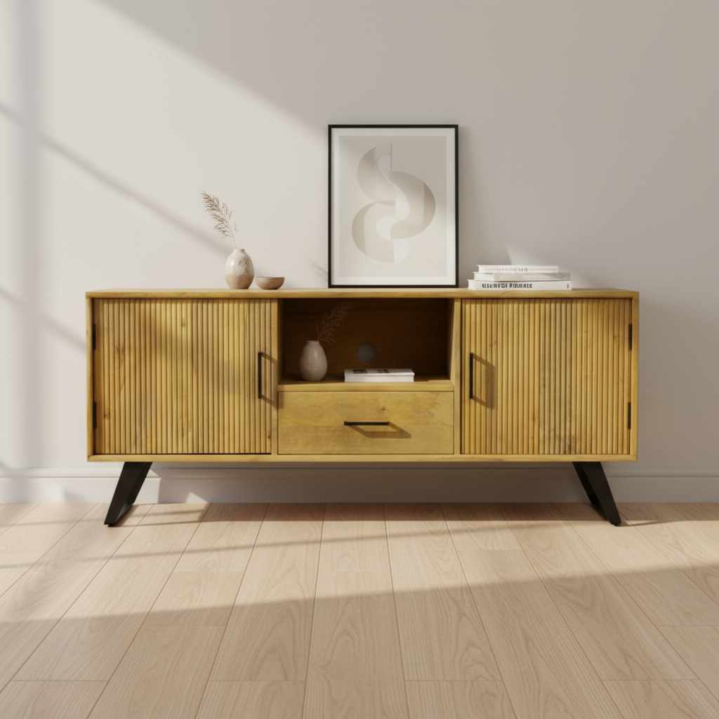 Boyd A tv kast mangohout - 145 cm