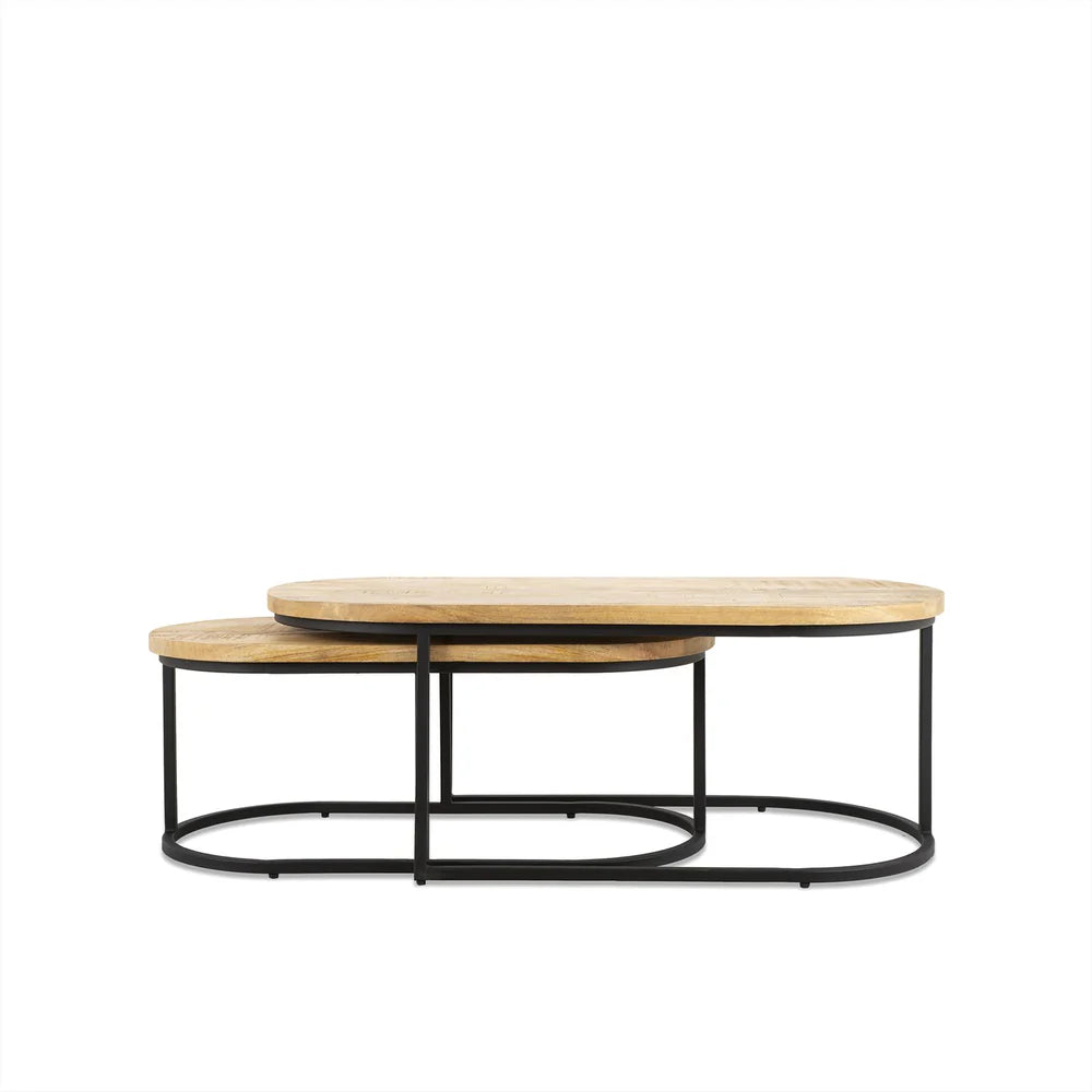 Salontafel Olivia set van 2