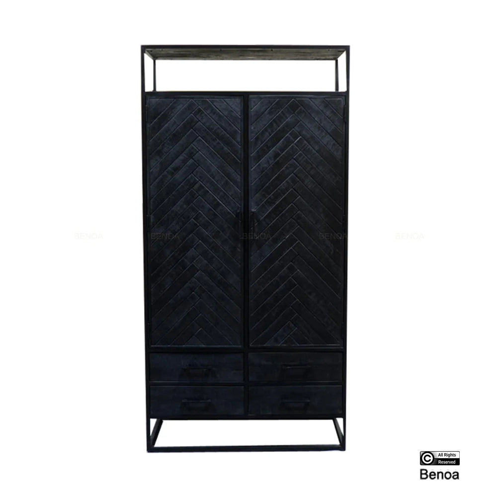 Opbergkast Jax Zwart